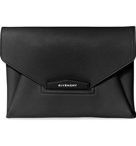 givenchy leather clutch|vintage givenchy clutch.